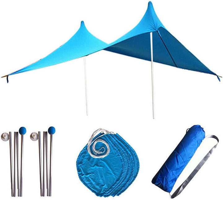 Strand Schatten Zelt Markise 4-5 Personen Strand Sonnencreme wasserdichte leichte Blockierung und el