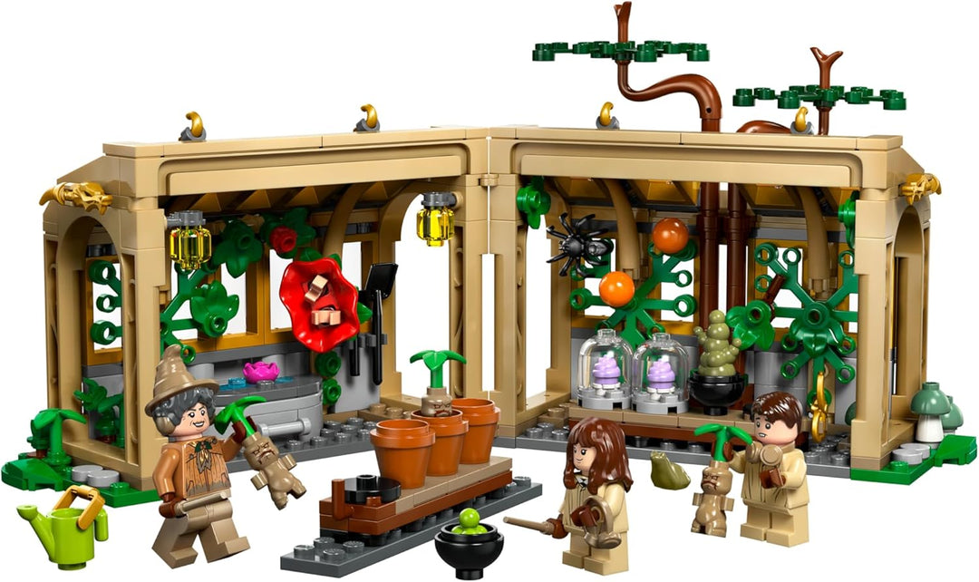 LEGO Harry Potter Schloss Hogwarts: Kräuterkundeunterricht – Spielset mit Neville Longbottom, Hermin