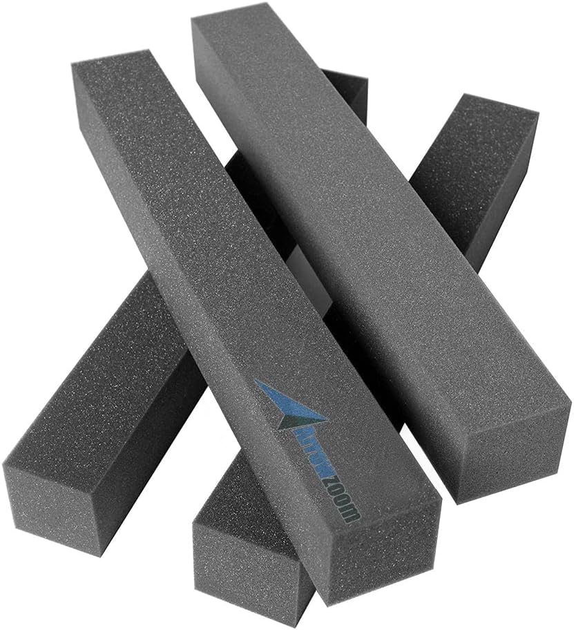 Arrowzoom 8 Akustikschaumstoff Fliesen Lang Bassfallen Eckfüllblock 7.5x7.5x60cm Dämmung Wanddeko No