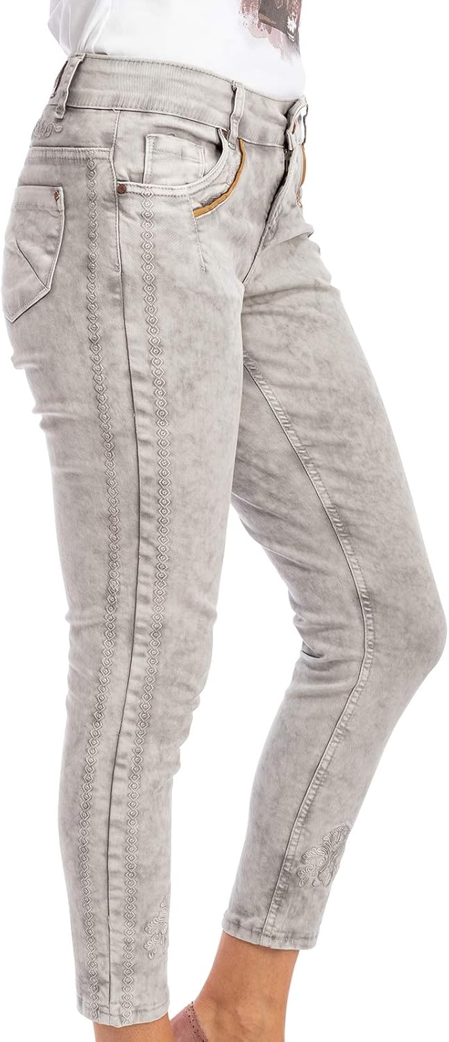 Hangowear Damen Jeanshose HENDRINA 36 Grau, 36 Grau