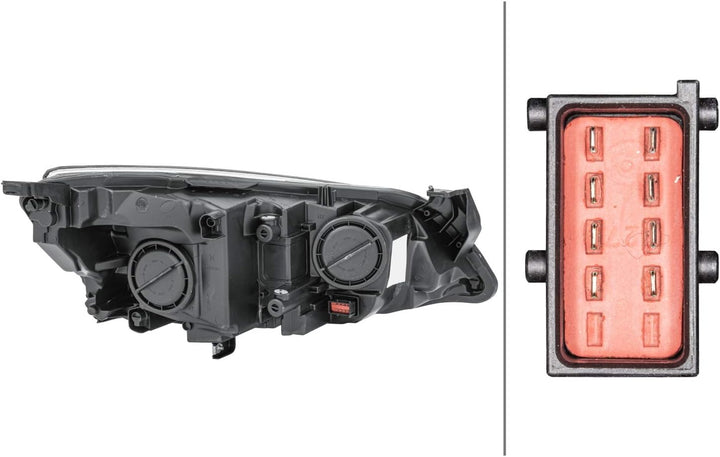 HELLA 1EG 010 011-351 FF/Halogen-Hauptscheinwerfer - links - für u.a. Opel Astra J (P10) Links (Fahr
