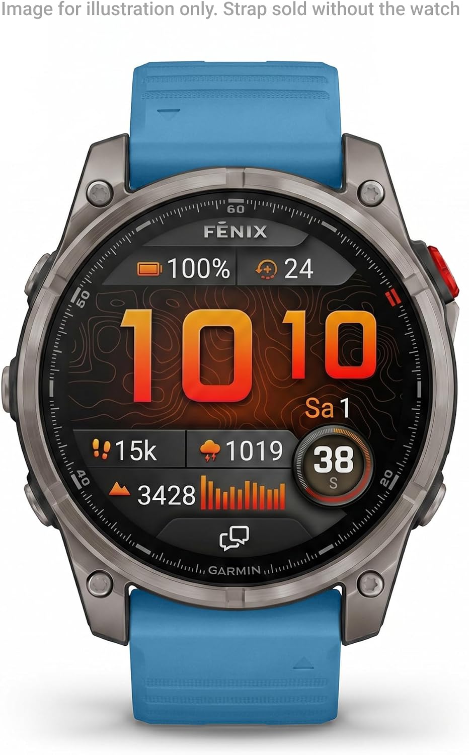 Garmin Quickfit Armband, Silikon, passend für Fenix, Epix, Instinct Serie, Forerunner 745/945/955, M