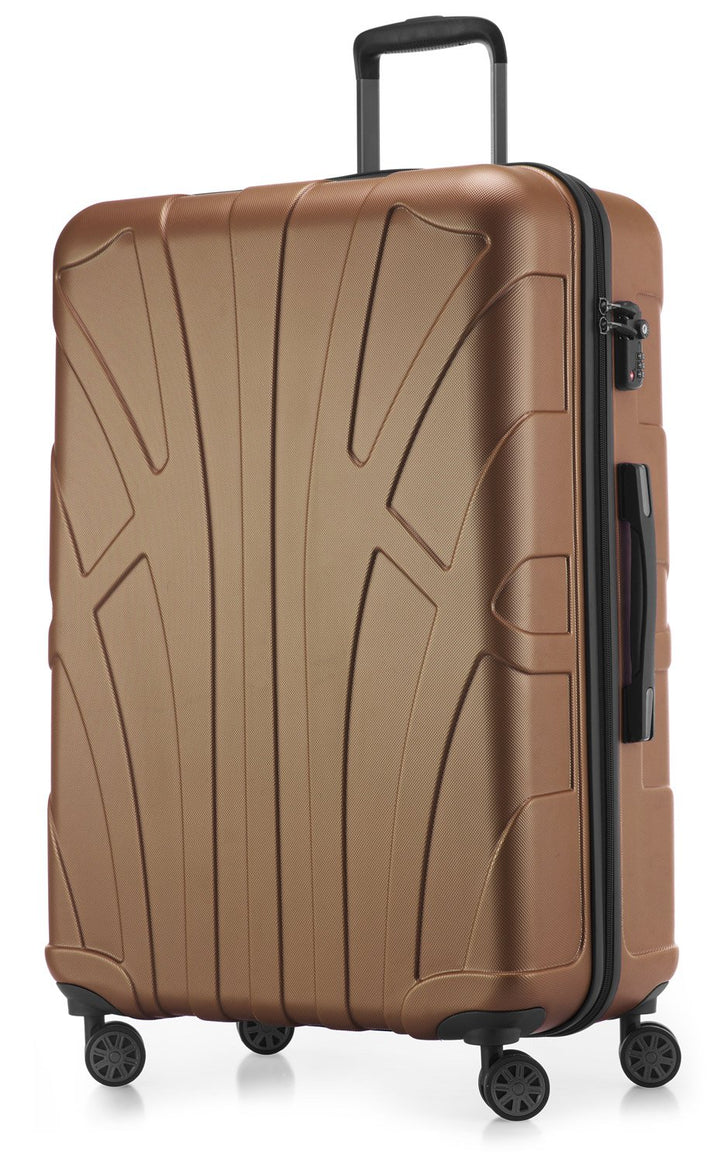 suitline - Grosser Hartschalen-Koffer Koffer Trolley Rollkoffer XL Reisekoffer, TSA, 76 cm, ca. 96-1