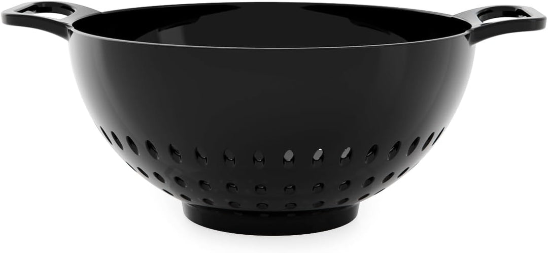 Helm, Sieb, Melamin-Sieb mit glänzender Oberfläche (schwarz, gross) Schwarz Gross, Schwarz Gross