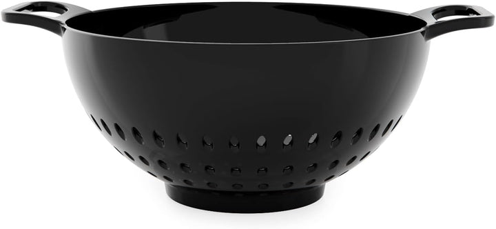 Helm, Sieb, Melamin-Sieb mit glänzender Oberfläche (schwarz, gross) Schwarz Gross, Schwarz Gross