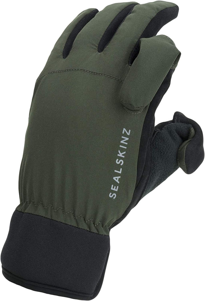 SealSkinz Unisex-Adult Stanford Waterproof All Weather Sporting Glove Liners M Olive Green/Black, M