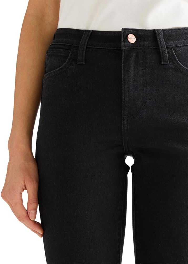 Wrangler Damen Jeans Bootcut 26W / 32L Dark Black, 26W / 32L Dark Black