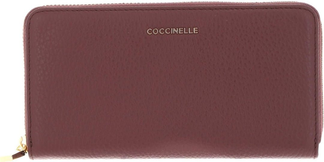 Coccinelle Metallic Soft Zip Around Wallet Carruba