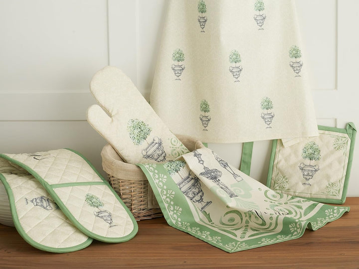 Maison d' Hermine Jardin Du Roy 100% Baumwolle Set von 2 Multi-Purpose Küchenhandtuch | Bar Handtüch