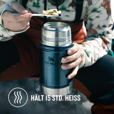 Stanley Classic Legendary Warmhaltebehälter Essen 709 ml - Hält 12 Stunden Heiss oder 18 Stunden Kal