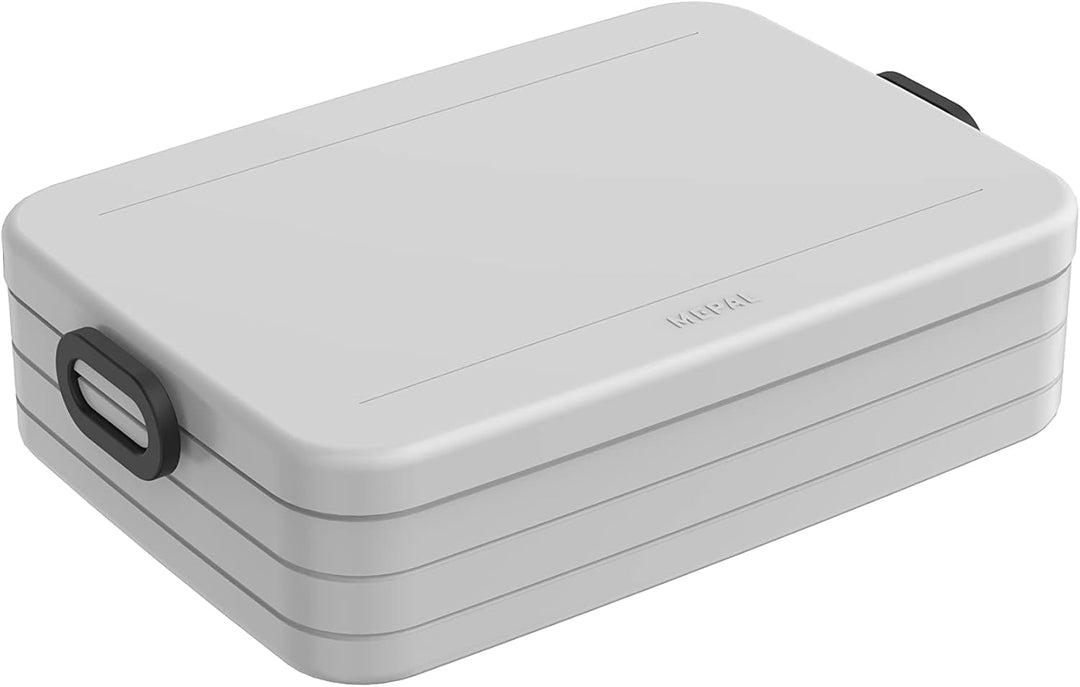 Mepal 2-tlg Take a Break Set – Limited Edition Cool Grey/Grau – Gross/Klein – Lunchbox mit Trennwand