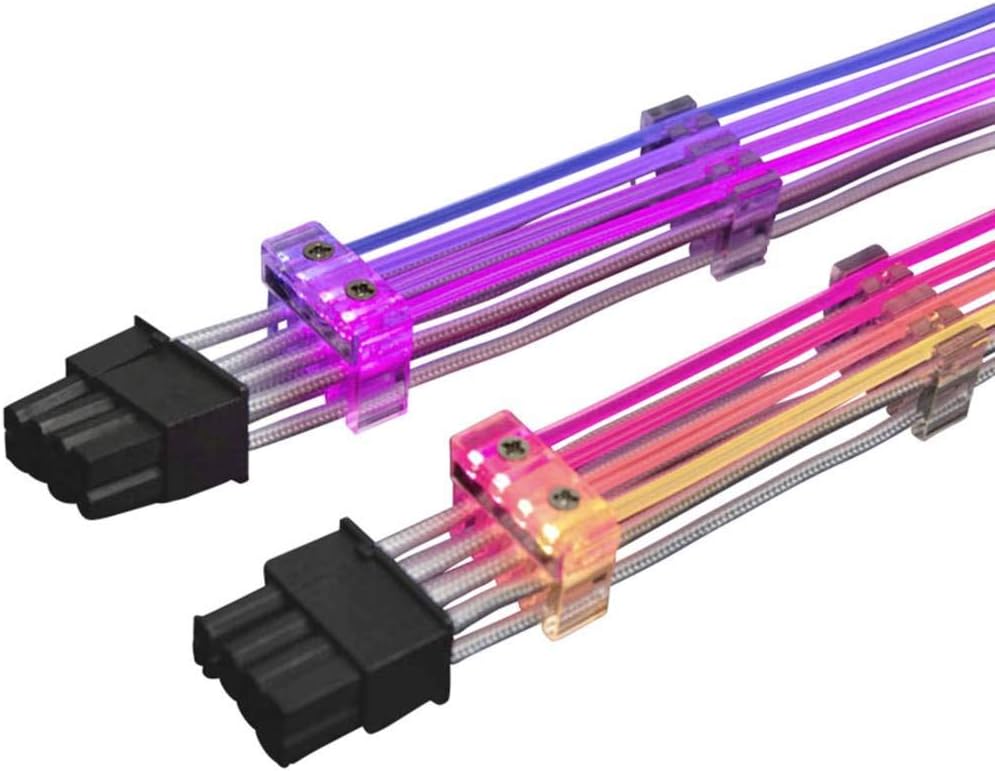 Lian Li Computer, Strom Kabel [2X ATX-Stecker 8pol. (6+2), ATX-Stecker 8pol. - 2X ATX-Stecker 8pol.