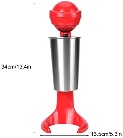 Elektrischer Milchshake Getränkemixer Shake-Maschine Doppelkopfkaffee Schaumrührer Getränkemischer S