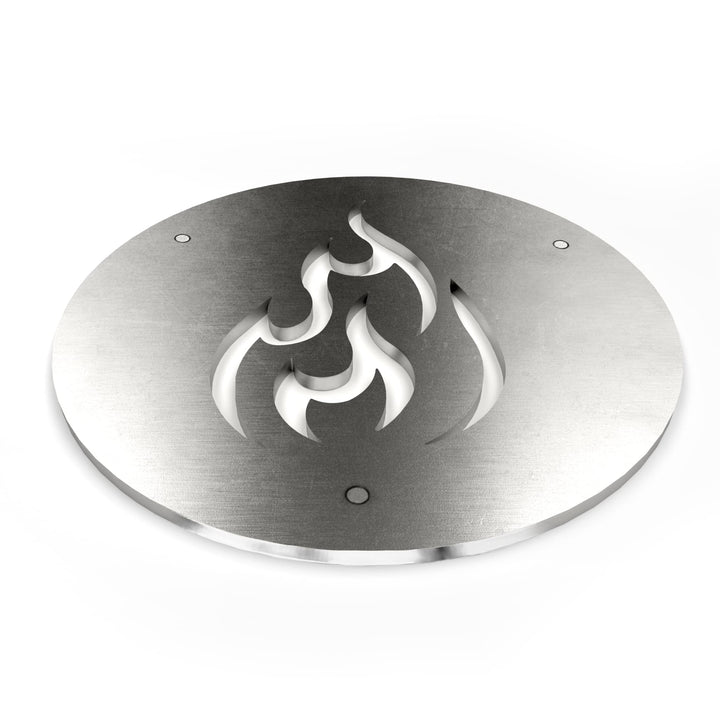 Terma Stahldesign Zubehör Grillrost 20cm für Schürloch Motiv Flamme Made in Germany, Grillrost für F