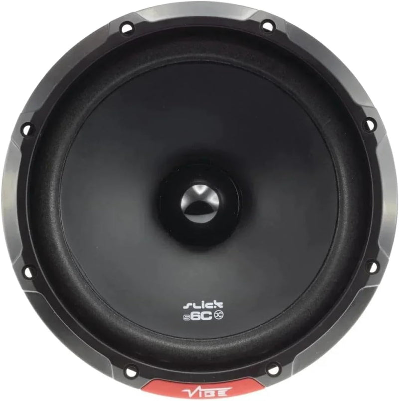 VIBE Audio Slick 6.5” Komponentenlautsprecher 90/270 W (RMS/MAX), 16,5 cm, SLICK6C-V7, Schwarz