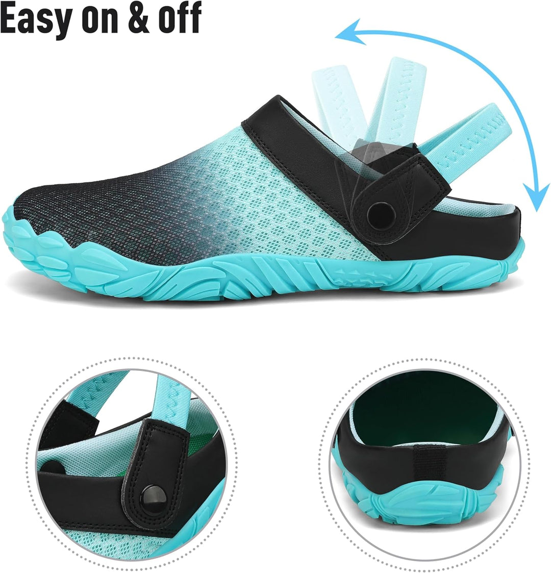 SAGUARO Sommer Clogs Herren Gartenschuhe Damen Hausschuhe Leicht Pantolette rutschfest Badelatschen