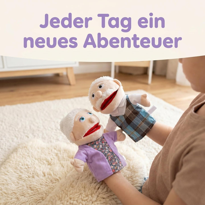 Toyvian 2st Charakter-handpuppe Geschichtenerzählende Fingerpuppe Spielzeug Fingerpuppen Puppengesch