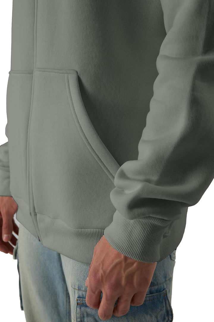 Smith & Solo Herren Kapuzenpullover – Kapuzenjacke reissverschluss, Sweatshirt Pullover Langarm – Sl