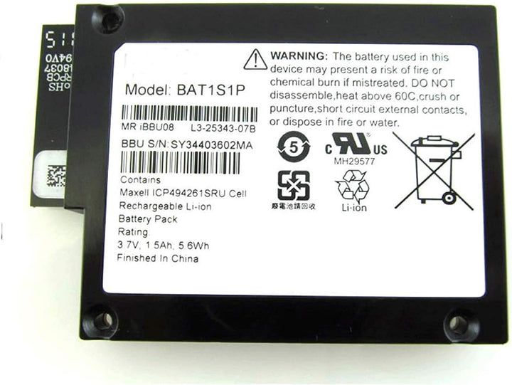 ASKC 5,9 Wh BAT1S1P Backup-Akku kompatibel mit LSI MegaRaid SAS 9260-8i 9280-8i IBM Logic BBU-iBBU08