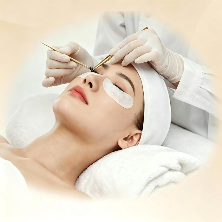 NAGARAKU Wimpernpinzette für Wimpernverlängerung Professionelle Präzisionspinzette Volume Eyelash Ed
