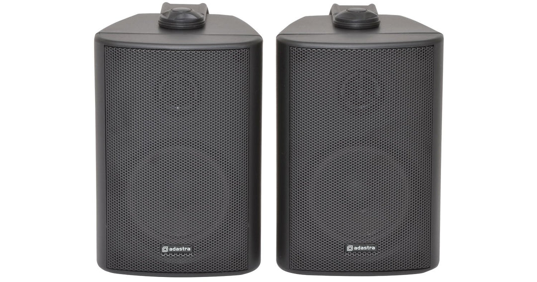 Adastra | Hochwertige Stereo-Lautsprecher Werden paarweise geliefert, max. 60 W, schwarz. Schwarz 3