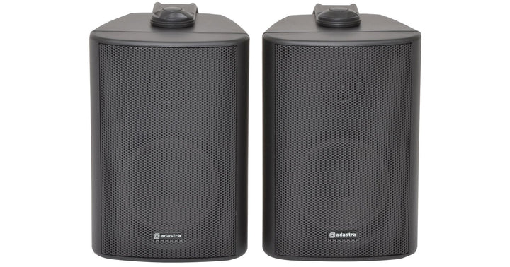 Adastra | Hochwertige Stereo-Lautsprecher Werden paarweise geliefert, max. 60 W, schwarz. Schwarz 3