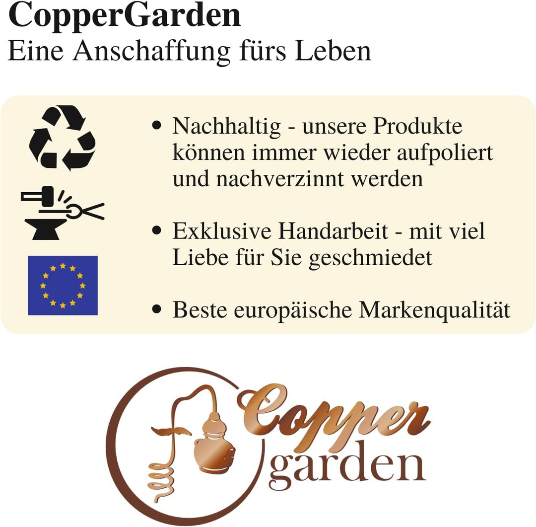 CopperGarden Kupfergewebe 33 x 33 cm quadratisch I feines Netz aus Kupferdraht I max. 1 mm Maschenwe