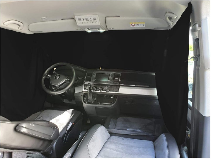 BREMER SITZBEZÜGE Mass Gardinen Vorhänge Sonnenschutz kompatibel mit VW T5 T6 T6.1 Multivan Caravell