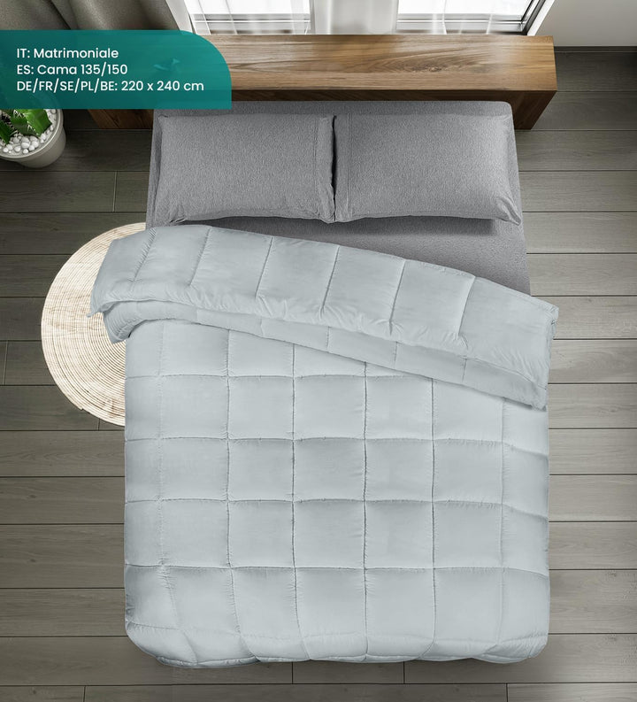 Utopia Bedding Bettdecke 220 x 240 cm, leichte Bettdecke mit Polyesterfüllung für 4 Jahreszeiten, Mi