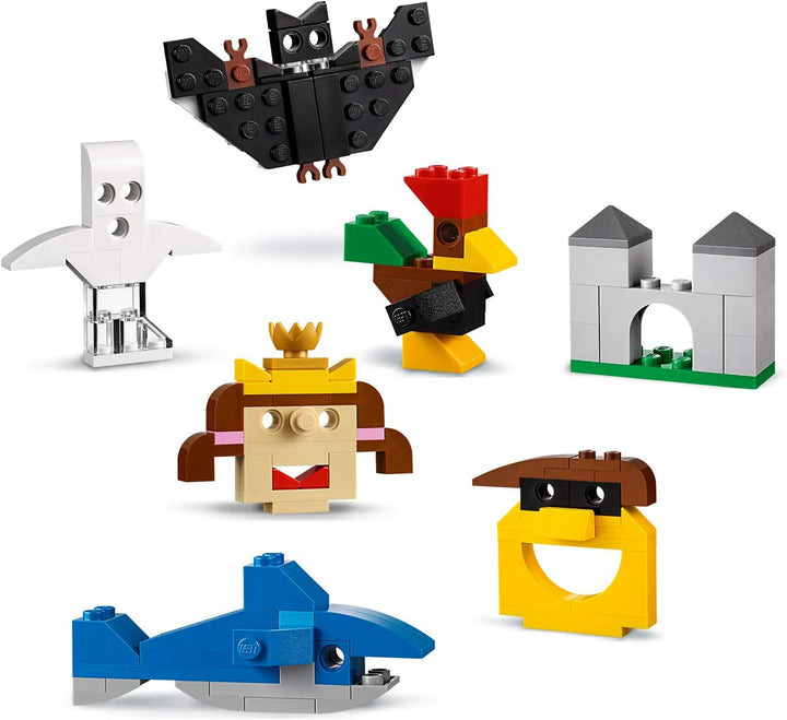 LEGO Classic Bausteine - Schattentheater, Baukasten für Schattenfiguren, lustiges Konstruktionsspiel