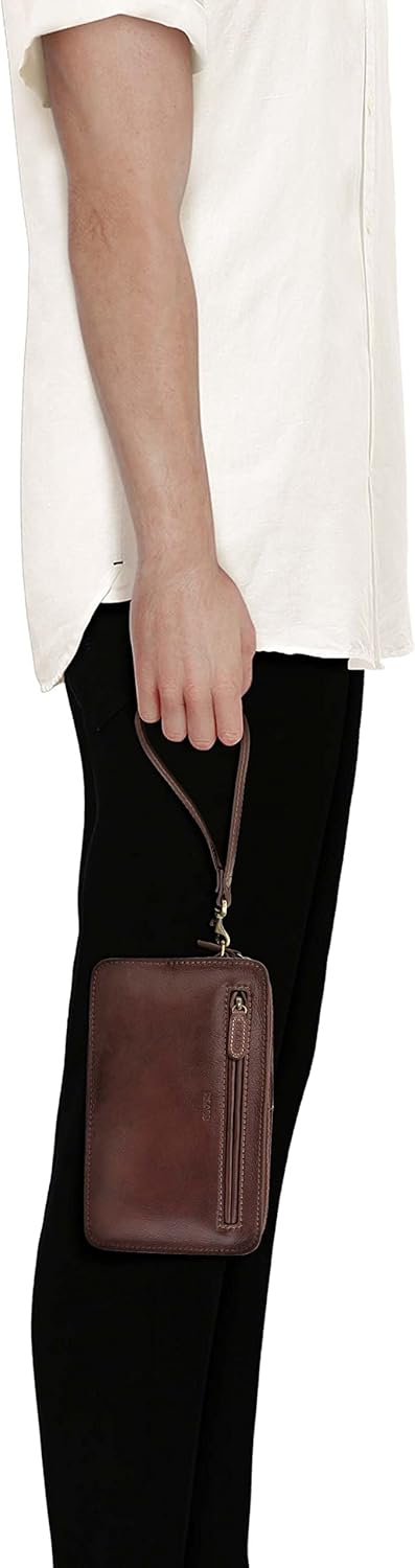 Picard Herren Handgelenktasche TOSCANA aus Rindsleder OneSize | mit Reissverschluss | Handgelenktasc