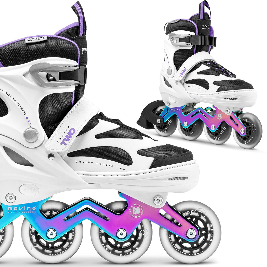 Movino Inline Skates Cruzer Two Rollschuhe Kinder Mädchen Jungen Inliner Rollerskates Fitness Sport