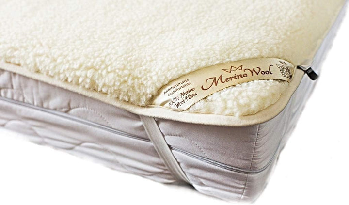 Merino Wool Diamond Unterbett Matratzenschoner Unterbetten Wolle Wool Mattress Topper Matratzenaufla