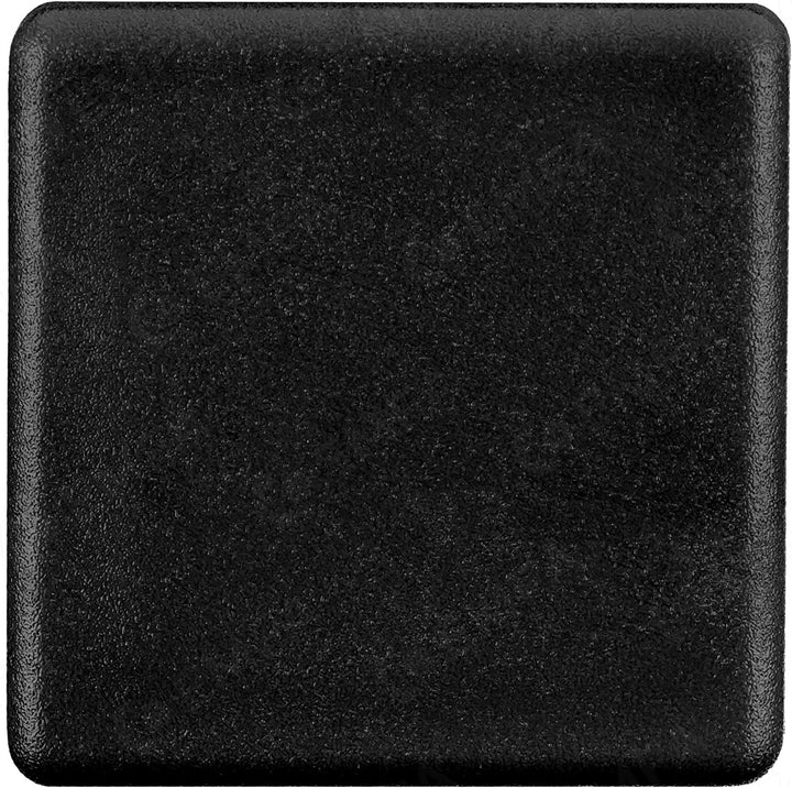 EMFA Lamellenstopfen für Vierkantrohr 100x100 mm Schwarz 1 Stück Rohrstopfen 100x100 Vierkantrohr Ku