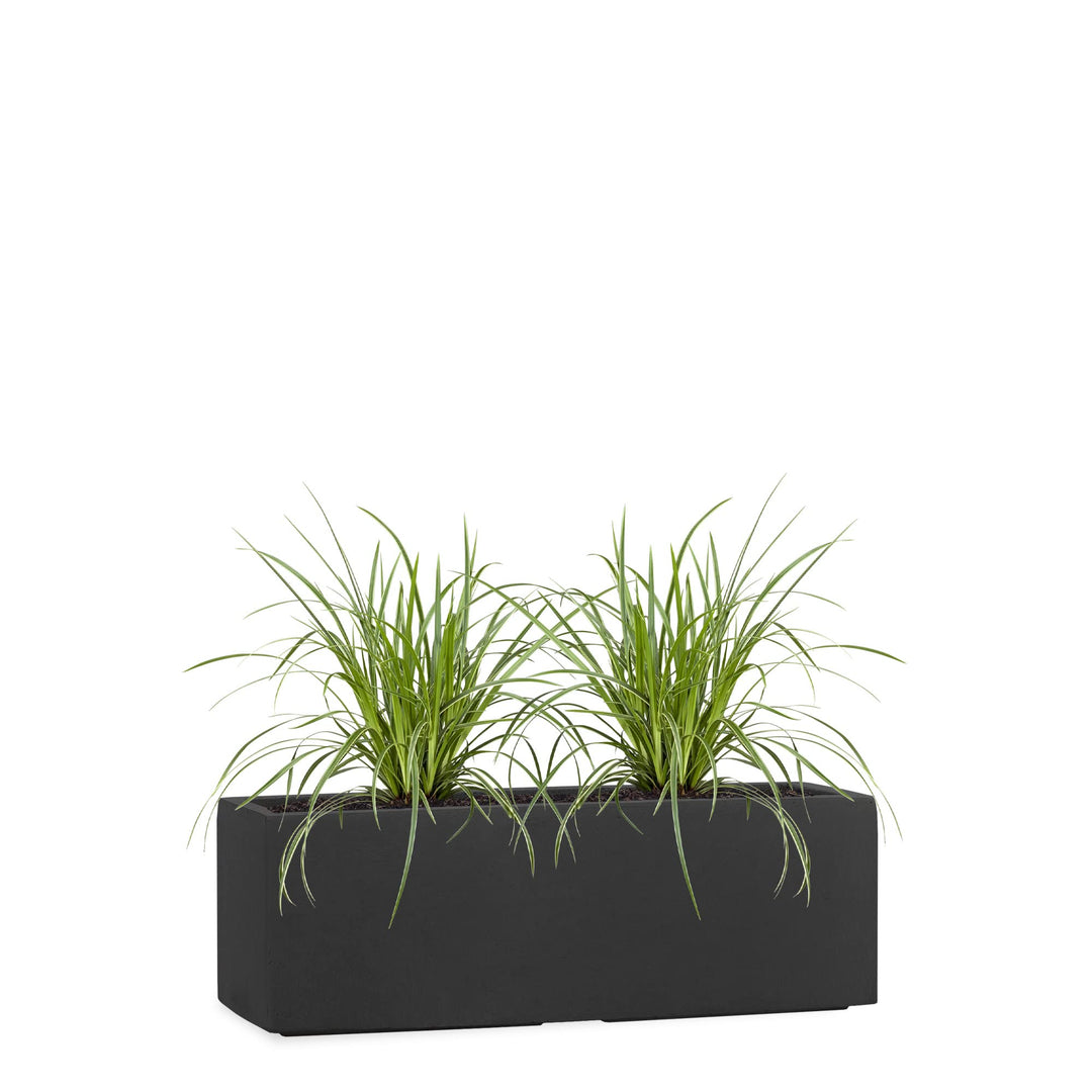 Pflanzwerk® Pflanzkübel Fiberglas TUB Anthrazit 17x50x17cm *Frostbeständig* *UV-Schutz* *Qualitätswa