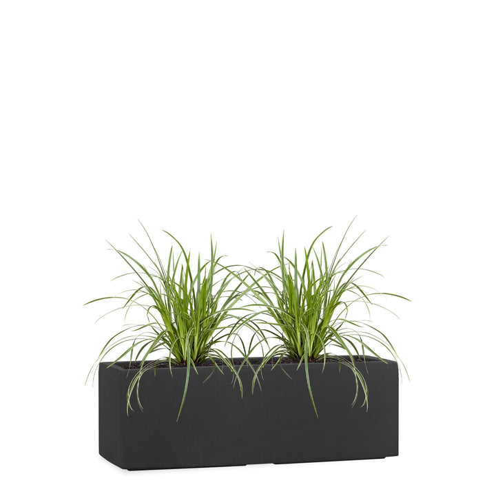 Pflanzwerk® Pflanzkübel Fiberglas TUB Anthrazit 17x50x17cm *Frostbeständig* *UV-Schutz* *Qualitätswa