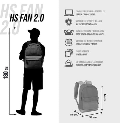 Chip und Chap Nut-FAN HS Rucksack 2.0, Braun