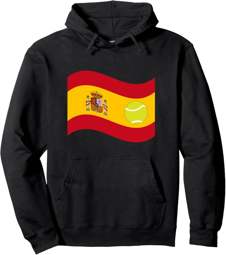 Spanien Tennisball Grafik / Country Flag Pride Sport Athlet Pullover Hoodie