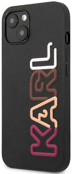 KARL LAGERFELD KLHCP13SPCOBK Hülle für iPhone 13 Mini 5,4" schwarz/Black hardcas
