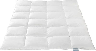 XDREAM Nature Daunendecke warm | 90% Daunen / 10% Federn | Füllgewicht: 740g | Downpass und Öko-Tex