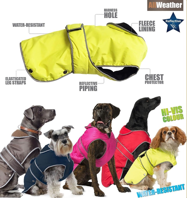 Ancol Muddy Paws Storm Guard Hundemantel, Grösse XL, Rosa rose XL, rose XL