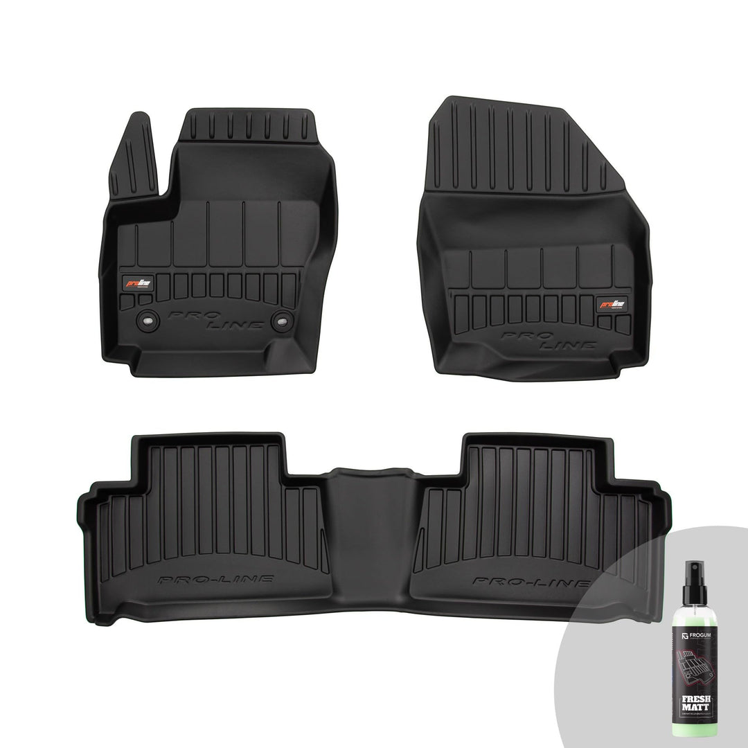 FROGUM ProLine 3D Gummimatten Exklusiven Auto Fussmatten Autofussmatten für Ford Galaxy II 2009-2015