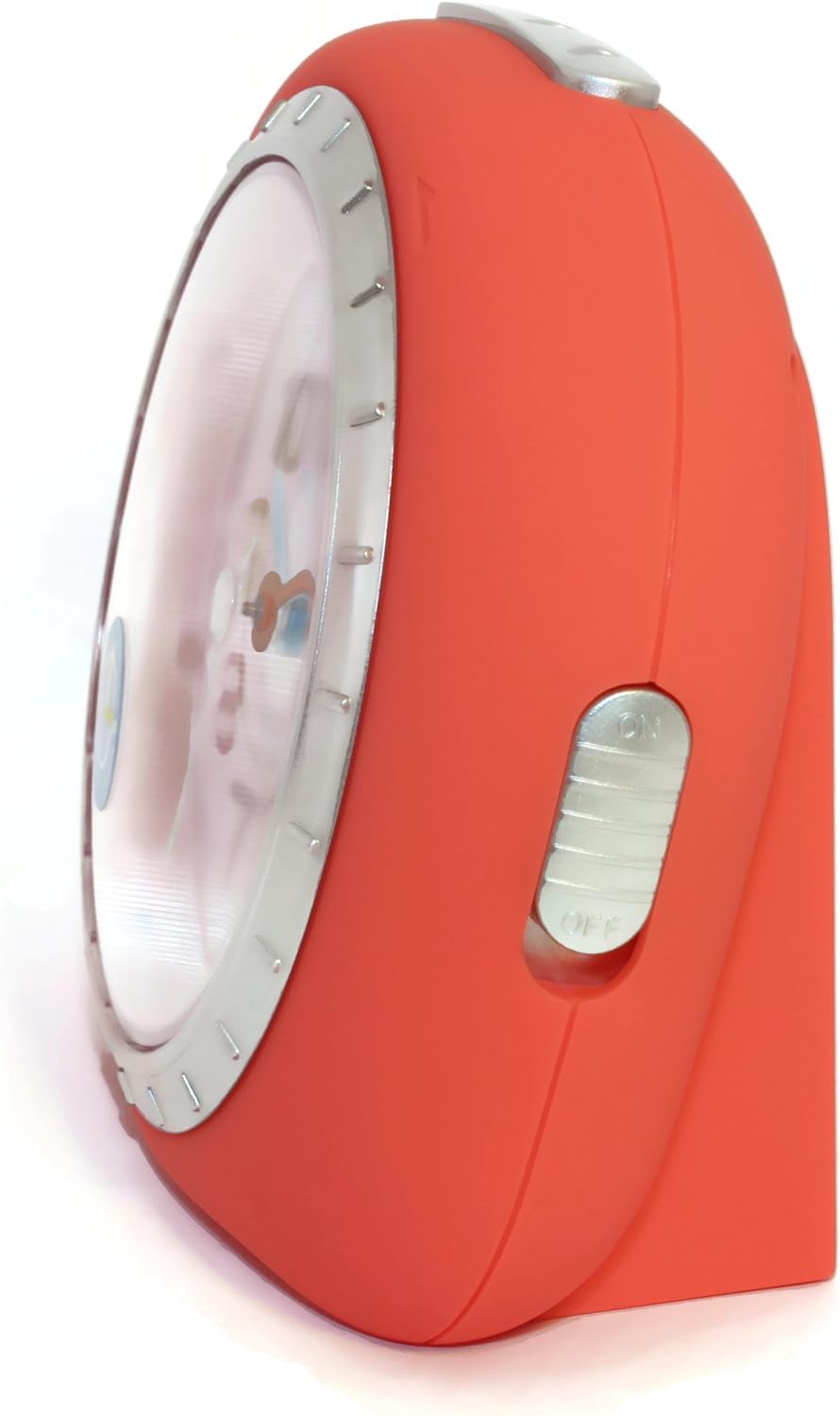 Kinderwecker Mädchen ohne Ticken Rot Orange Analog - 1966-1, Orange