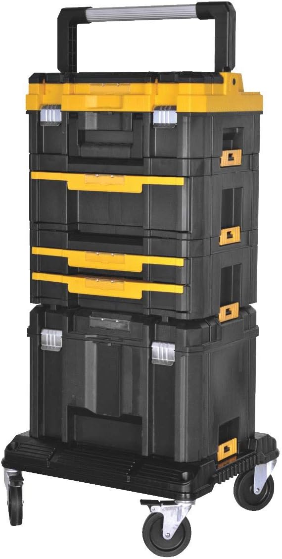 Dewalt DWST17807 TSTAK, rot, DWST17889 4-Rad Wagen, 4-Rad Wagen
