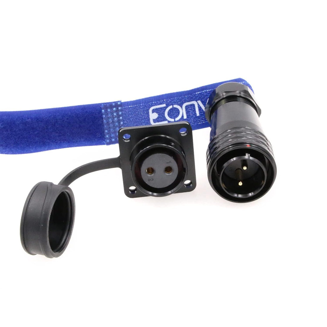 Eonvic WEIPU SA20 2-Pin Male Plug and Female Socket Waterproof Connector Bluetti Aviation Circular E