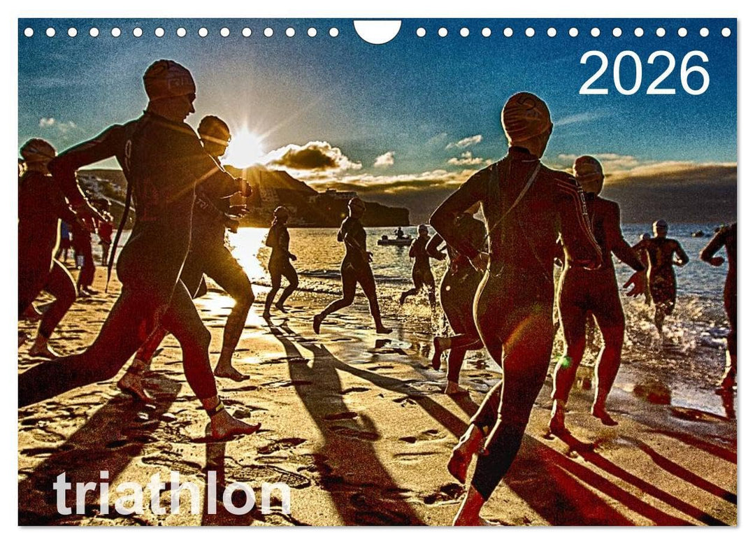 TRIATHLON 2026 (Wandkalender 2026 DIN A4 quer), CALVENDO Monatskalender: Triathlon Kalender 2016 (CA