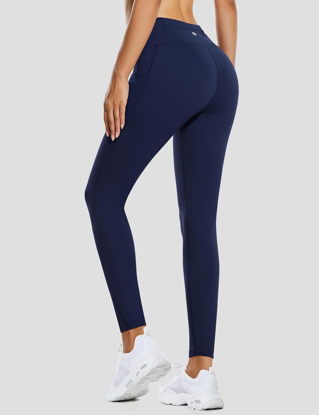 BALEAF Thermo Leggings Damen Winter Leggings high Waist Sportleggings mit Taschen Leggings yogahose