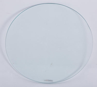 Euro Tische Glasplatte und Tischplatte in 40cm Rund Gestalt, Glasboden mit 6mm ESG Sicherheitsglas,