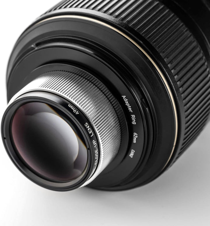NiSi 49mm Close Up Linse Nahlinsen Filter Kit - inkl 67-49mm Adapterring, 62-49mm Adapterring, Objek