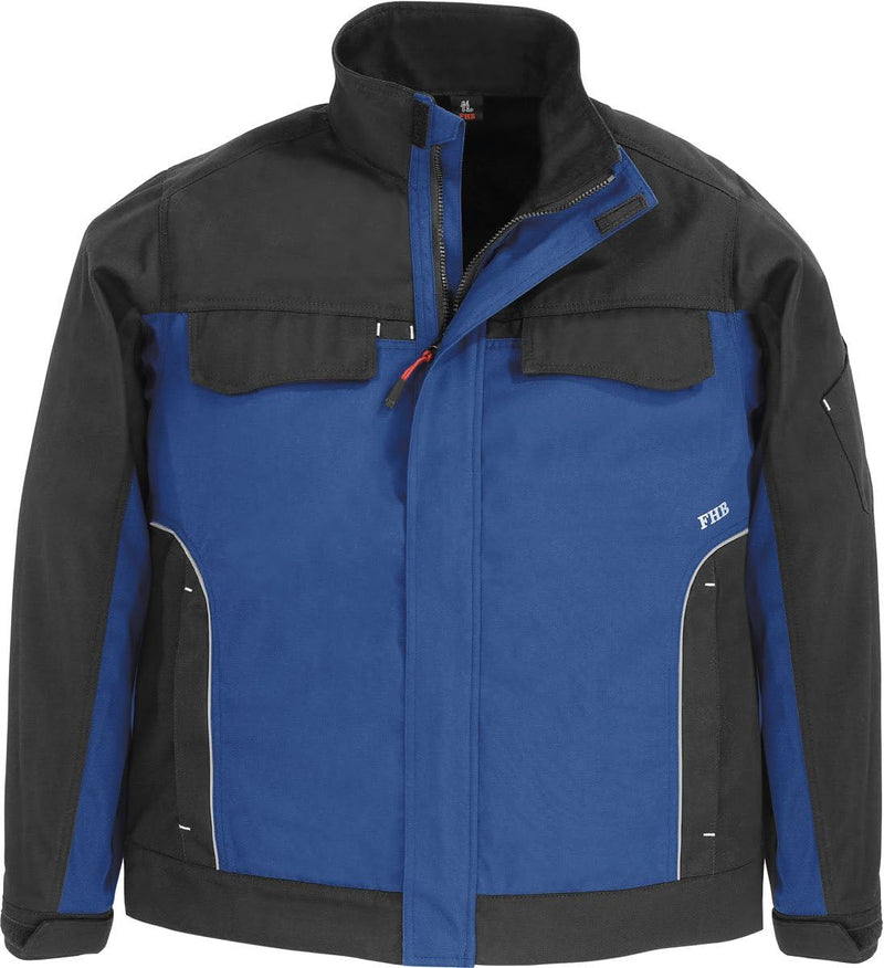 FHB Arbeitsjacke, Ernst, Grösse M, royalblau / schwarz, 130730-3620-M, M